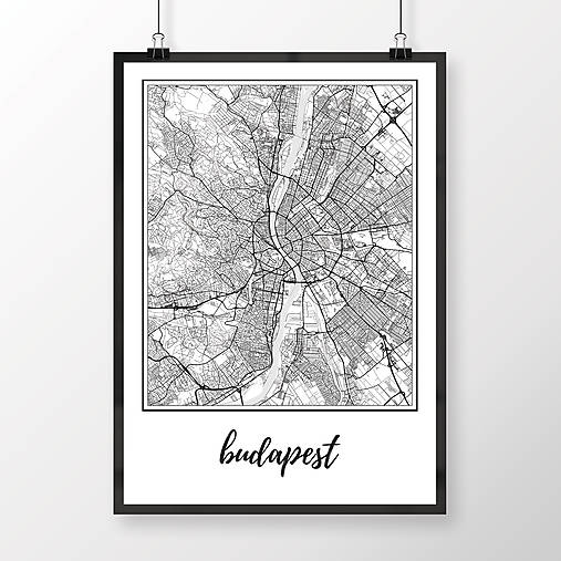 Obrazy - BUDAPEŠŤ, klasická, biela - 8109335_