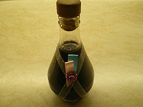 Darčeky pre svadobčanov - Stuhy na malé  svadobné fľašky II. - 8109976_