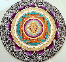 Dekorácie - Mandala Srí Yantra - 8128134_
