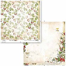 Papier - VÝPREDAJ! StudioLight - My Botanic Garden 02 (vintage kvetinový papier na scrapbooking, 12x12) - 8124851_