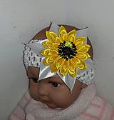 Detská elastická čelenka slnečnica