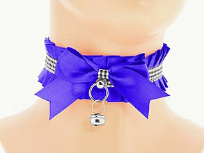 Náhrdelníky - Obojok čipkový, lolita, kawaii, gothic pastel, kitten play collar, BDSM, DDLG,pet play collar 3PN - 8131614_
