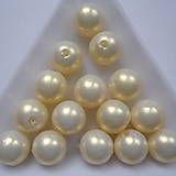 Korálky - GLANCE plast perleť.10mm-10ks - 8131720_