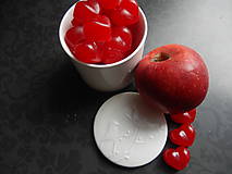 Darčeky pre svadobčanov - Darčeky (nielen) pre svadobných hostí " Červené jabĺčko v oblôčku mám " (Oranžová) - 8139334_