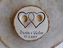 Prstene - vintage svadba/vankúšik pod svadobné prstene XVII - 8145949_