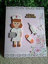 gratulačná pohľadnica sestričke alebo lekárke