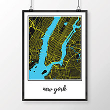 Obrazy - NEW YORK, klasický, čierny - 8151783_