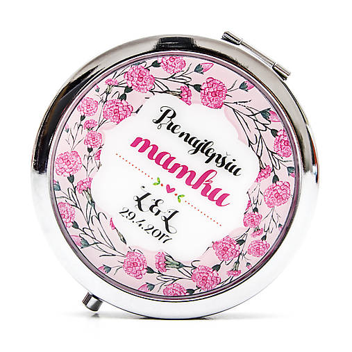 Zrkadielka - Zrkadielko pre mamku - karafiáty - 8153659_