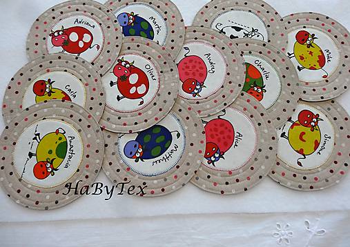 Úžitkový textil - Podložky kravičky - 8153975_