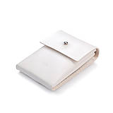 Peňaženky - Kožená peňaženka WHITE - 8153431_