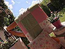 Úžitkový textil - Prehoz, vankúš patchwork vzor s letným motívom na posteľ ( rôzne varianty veľkostí ) - 8160523_