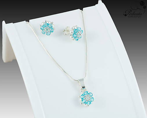 Sady šperkov - Facile Light Turquoise Set - 8167963_