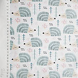 Textil - ježkovia, 100 % bavlna, šírka 160 cm, cena za 0,5 m - 8174101_