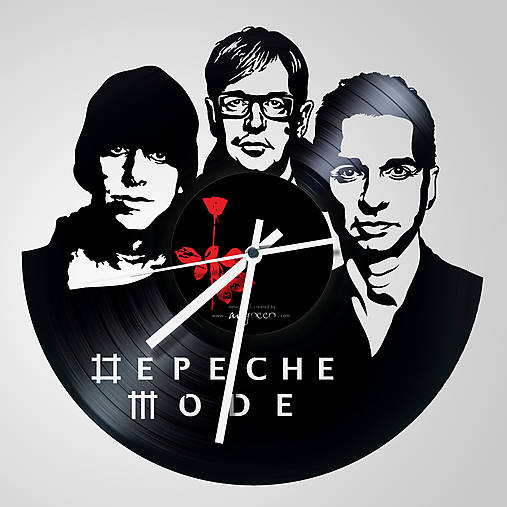 Depeche Mode - vinylové hodiny (vinyl clocks)