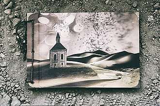 Papiernictvo - Fotoalbum klasický s autorskou ilustráciou ,,Fatamorgána,, - 8174538_