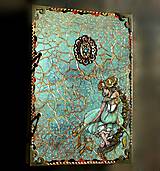 Papiernictvo - Vintage zápisník kvetinovej víly-posledný kus - 8176581_