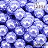 Voskované perly - ESTRELA - fialová svetlá 12235 (č.12) (6 mm, 80 ks (č.12))