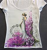 Topy, tričká, tielka - kráľovná ruží - rozlúčkové tričko pre nevestu - 8186234_