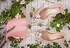 Ponožky, pančuchy, obuv - Kvetinové klipy na topánky - 8186735_