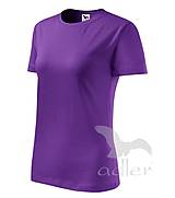 Iný materiál - Dámske tričko ADLER Classic new (133), veľkosť M, fialová - 8188333_
