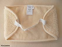 Úžitkový textil - Na seknutie v krížoch / Bolesť brucha/ bolesť obličiek  ĽADVINOVÝ pás 100% ovčie rúno MERINO Baranček - 8187568_