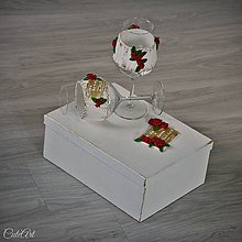 Nádoby - Sada svadobných pohárov v darčekovom balení - 8200032_
