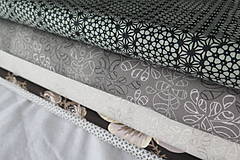 Textil - dizajnová bavlnená látka geometrický vzor - 8202900_