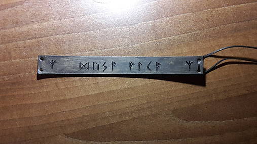 Náramky - Runový náramok - duša vlka - 8205208_