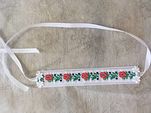Náramky - náramok FOLK pre družičku - 8207657_