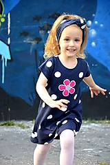 Detské oblečenie - Letné šaty Dots & flower - 8205933_