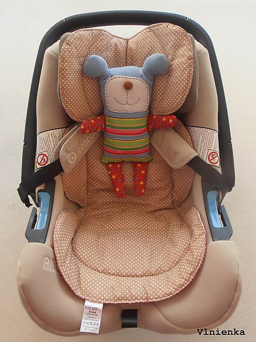 Detský textil - Vložka univerzálna do autosedačky 0/13 kg LETNÁ proti prechladnutiu / prehriatiu / poteniu - 8211225_