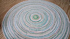 Úžitkový textil - Koberec - farebný, okrúhly, veľký priemer - 8212439_