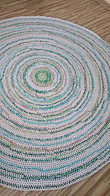 Úžitkový textil - Koberec - farebný, okrúhly, veľký priemer - 8212453_