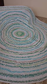 Úžitkový textil - Koberec - farebný, okrúhly, veľký priemer - 8212458_