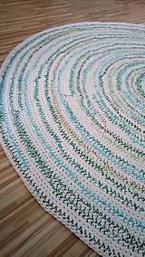 Úžitkový textil - Koberec - farebný, okrúhly, veľký priemer - 8212469_