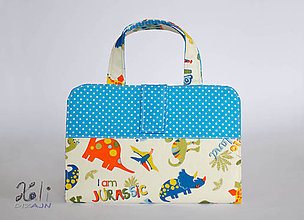 Detské tašky - Pastelkovník - detský kufrík na kreslenie Dinosaurus - 8215417_