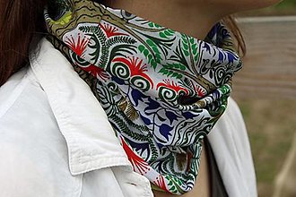 Šatky - Tunelová šatka Folklór slovenskej prírody - 8222334_