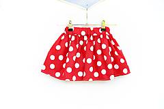 Detské oblečenie - Detská sukňa Red & dots - 8220120_