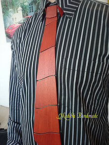 Pánske doplnky - Drevená kravata - Delisa - 8222245_