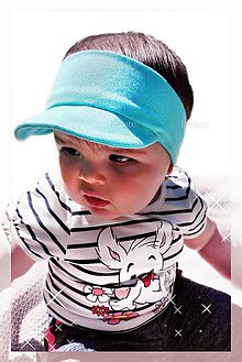 Detské čiapky - Čelenka so šiltom Sporty boy 21 odtieňov - 8226165_