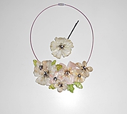 Náhrdelníky - vintage jabloňové flowers - 8229501_