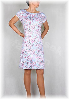 Šaty - Šaty jabloňový květ vz.352 - 8227698_