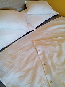 Úžitkový textil - Ľanové posteľné obliečky - 8233263_