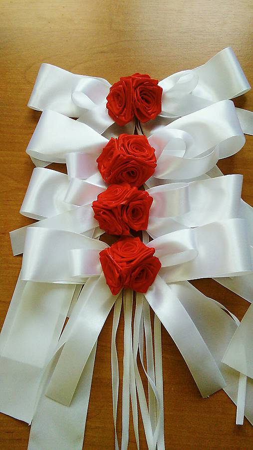 Dekorácie - mašle na kľučky auta - 8232644_