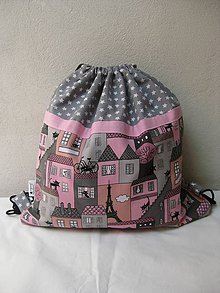 Detské tašky - batoh "Nočné mestečko" - 8236055_
