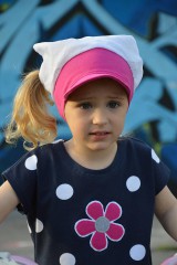 Detské čiapky - Letná šatka pružná so šiltíkom - 21 odtieňov - 8240890_