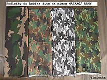 Detský textil - MASKÁČ Univerzálna letná podložka do BUGABOO Diesel Army a autosedačky 0+ proti poteniu KAKI - 8243776_