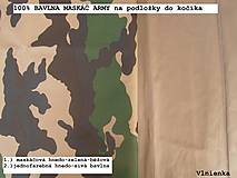 Detský textil - MASKÁČ Univerzálna letná podložka do BUGABOO Diesel Army a autosedačky 0+ proti poteniu KAKI - 8243777_