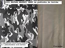 Detský textil - MASKÁČ Univerzálna letná podložka do BUGABOO Diesel Army a autosedačky 0+ proti poteniu KAKI - 8243778_