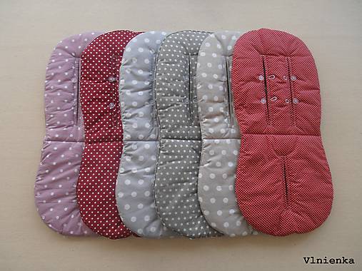 Detský textil - Ihneď k odberu RUNINKO Vložka / podložka univerzálna LETNÁ do kočíka a autosedačky 0+ mix farieb - 8241834_